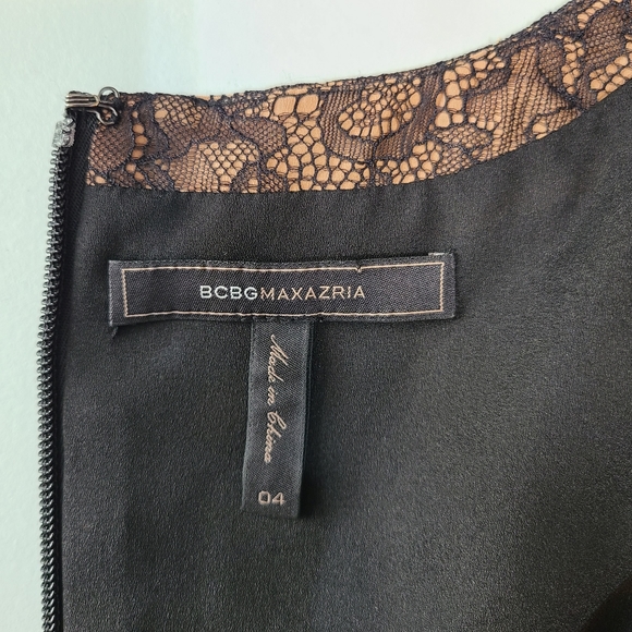 BCBG Max Azria VAL Faux-Leather Dress - Picture 8 of 9